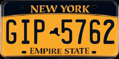 NY license plate GIP5762