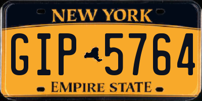 NY license plate GIP5764