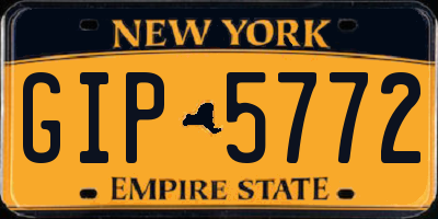 NY license plate GIP5772