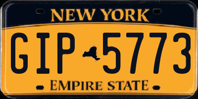 NY license plate GIP5773