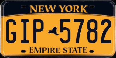 NY license plate GIP5782