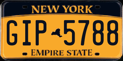 NY license plate GIP5788