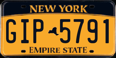 NY license plate GIP5791