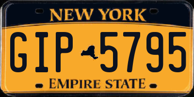 NY license plate GIP5795