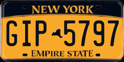 NY license plate GIP5797