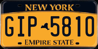 NY license plate GIP5810
