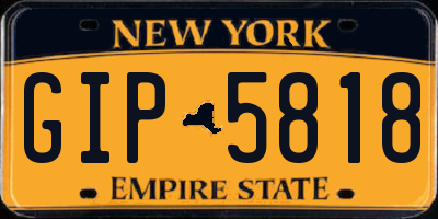 NY license plate GIP5818