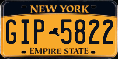 NY license plate GIP5822