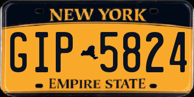 NY license plate GIP5824