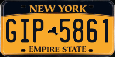 NY license plate GIP5861