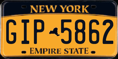 NY license plate GIP5862