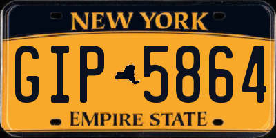 NY license plate GIP5864