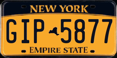 NY license plate GIP5877