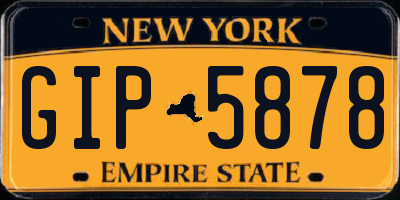 NY license plate GIP5878