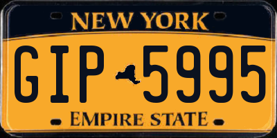 NY license plate GIP5995