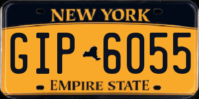 NY license plate GIP6055