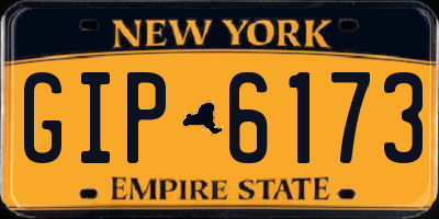 NY license plate GIP6173