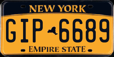 NY license plate GIP6689