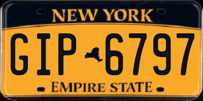 NY license plate GIP6797