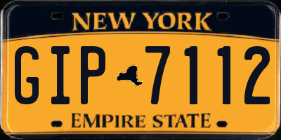 NY license plate GIP7112
