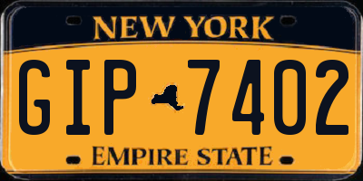 NY license plate GIP7402