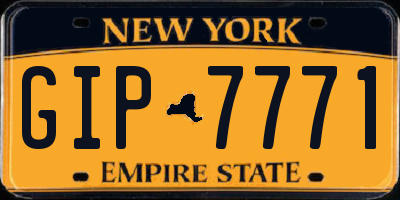 NY license plate GIP7771