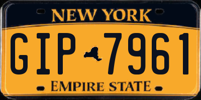 NY license plate GIP7961
