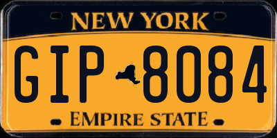 NY license plate GIP8084