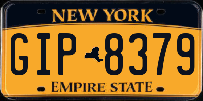 NY license plate GIP8379