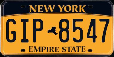 NY license plate GIP8547