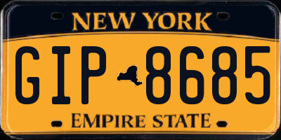 NY license plate GIP8685