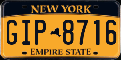 NY license plate GIP8716