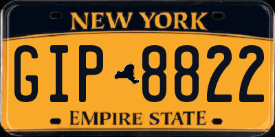NY license plate GIP8822