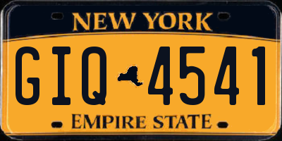 NY license plate GIQ4541