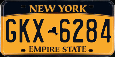 NY license plate GKX6284