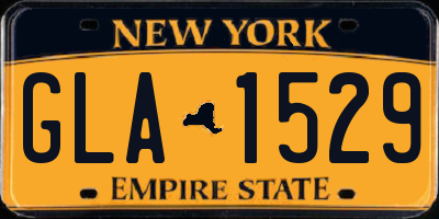 NY license plate GLA1529