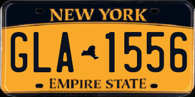NY license plate GLA1556