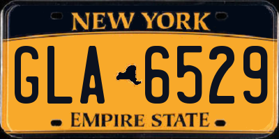 NY license plate GLA6529