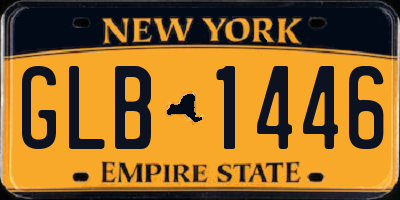 NY license plate GLB1446