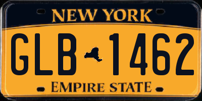 NY license plate GLB1462