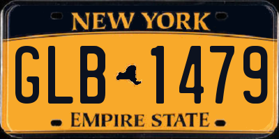 NY license plate GLB1479