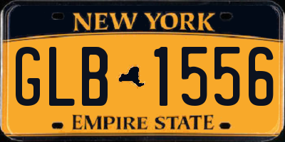 NY license plate GLB1556