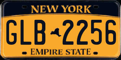 NY license plate GLB2256