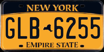 NY license plate GLB6255