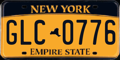 NY license plate GLC0776