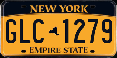 NY license plate GLC1279