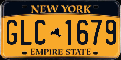 NY license plate GLC1679