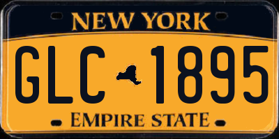 NY license plate GLC1895