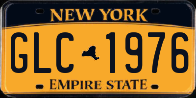 NY license plate GLC1976