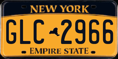 NY license plate GLC2966